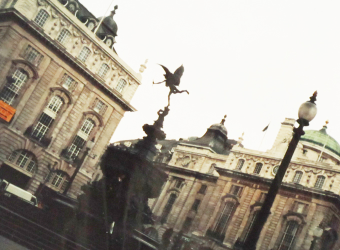 Statue of eros at piccadilly circus. Statue of eros at piccadilly circus.