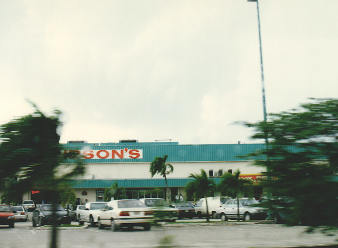 Drive in Guam. Micronesia mall. Drive in Guam.