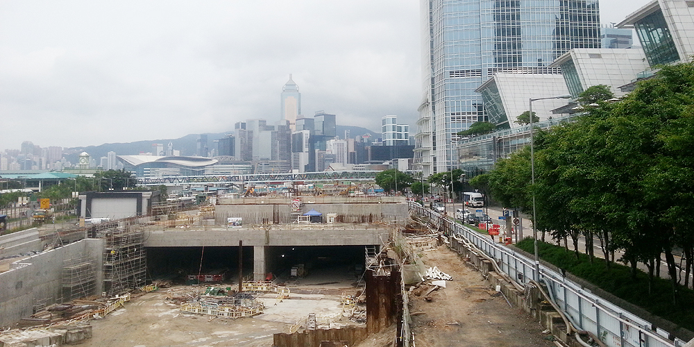 香港 まだまだ開発の進む九龍地区