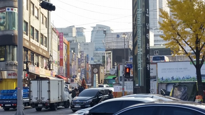 韓国ソウル・南大門市場(ナンデムンシジャン)・南大門市場入口 韓国ソウル・南大門市場(ナンデムンシジャン)・南大門市場入口
