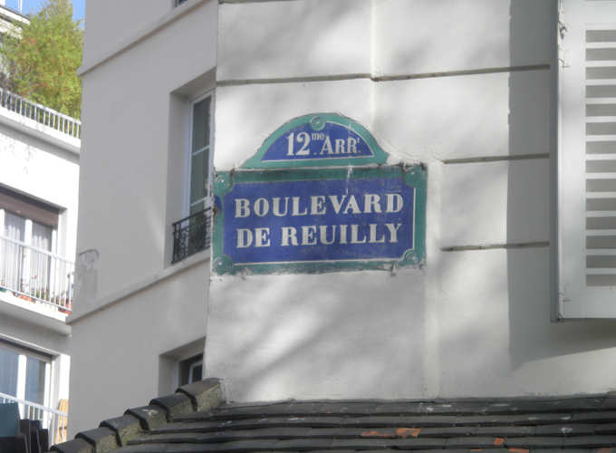 Boulevard de REUILLY Boulevard de REUILLY