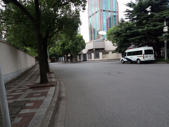 上海日本領事館。 上海日本領事館。
